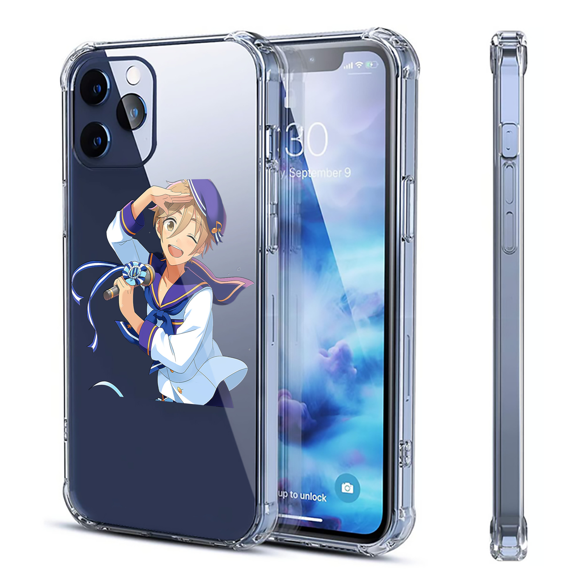 （画像用） あんさんぶるスターズ! Ensemble Stars 【iPhone 12シリーズ対応】透明スマホケース（クリアソフトケース）